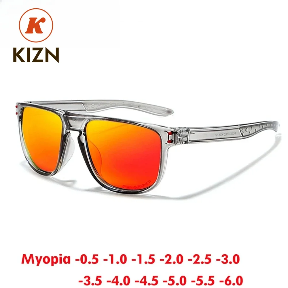 

Солнцезащитные очки KIZN 2025: Новинка, модные спортивные поляризационные очки для мужчин и женщин, с диоптриями от -0.50 до -6.0, для активного отдыха