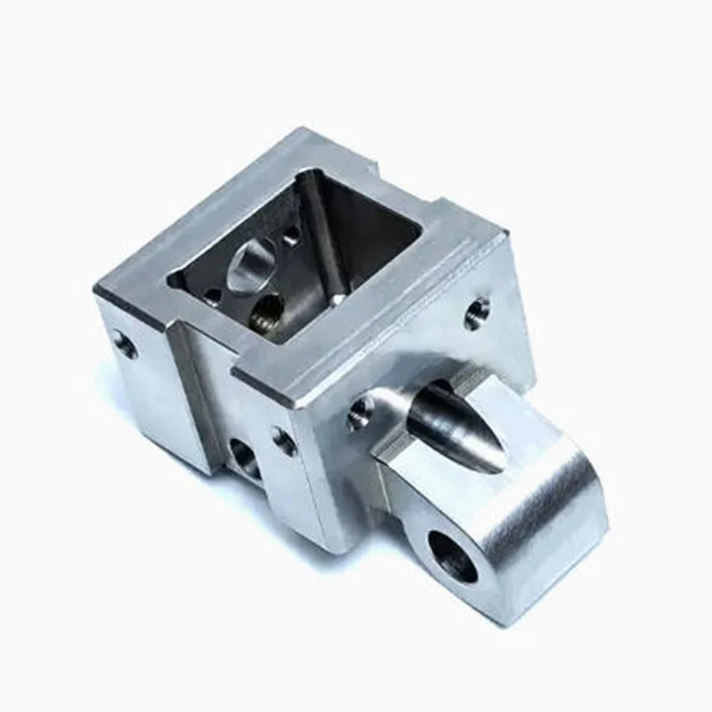 Precision CNC Machined Stainless Steel Hydraulic Valve Block Custom Fluid Control Valve Body