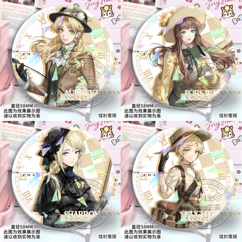 

Володар тайн: четыре женских иероглифа — Одри Холл, Форс Уоллер, Шарон, Хью, Изысканный лазерный значок, игрушка в подарок для фанатов