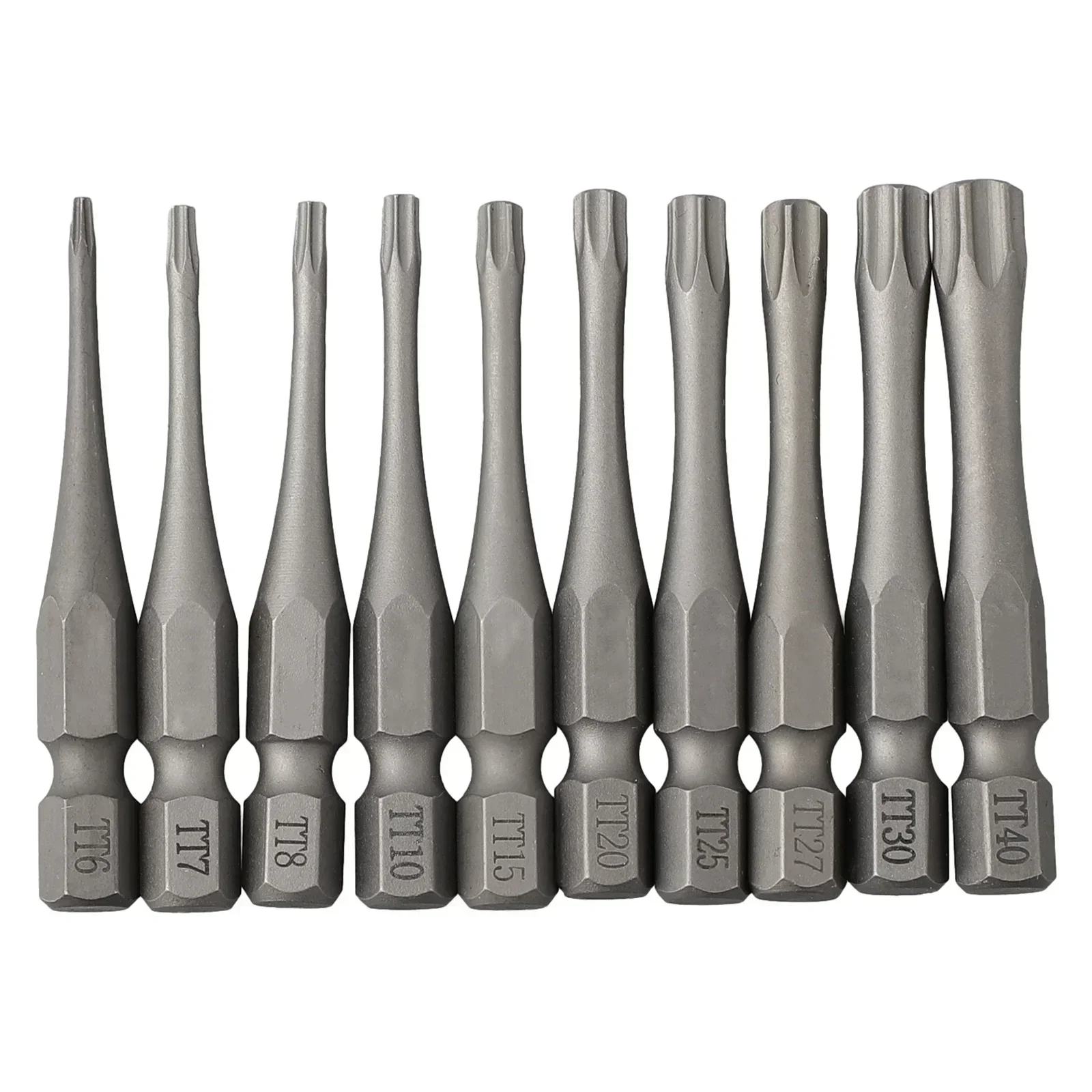 Punta de destornillador Torx magnética de 50mm T6 T7 T8 T15 T20 T25 T27 T30 T40 para destornilladores eléctricos neumáticos accesorio de herramienta