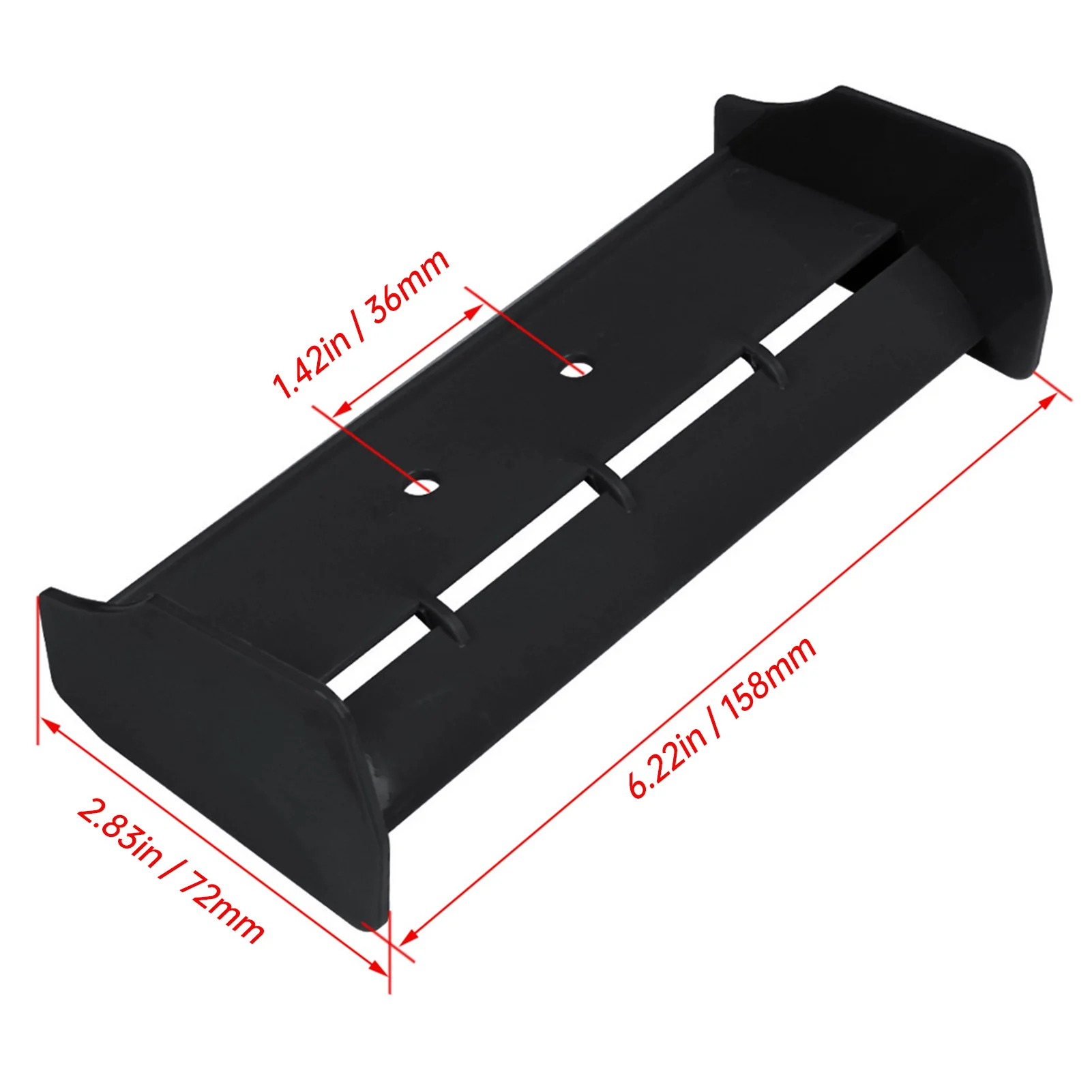 HobbyPark 1:10 Off Road Buggy Wing Body Spoiler High Downforce Replacement Upgrade Install Parts