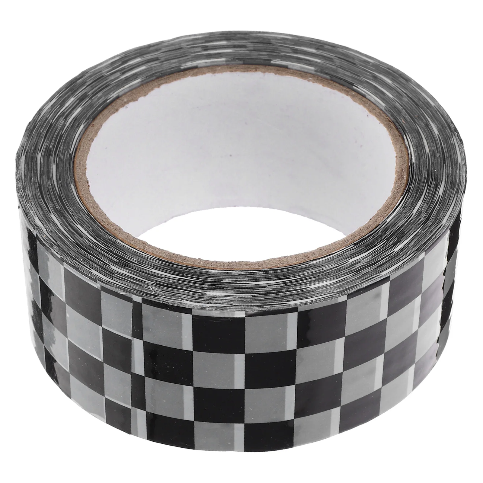 

Checkerboard Sealing Tape Black White Pattern 20m Strong Adhesive Moving Boxes Packing Shipping Supplies Retro Design