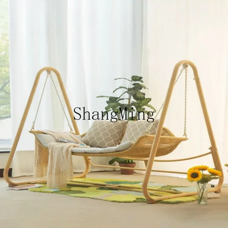 FG المنزلية كسول كرسي مهد داخلي كرسي معلق في الهواء الطلق سلة معلقة كرسي الروطان #2