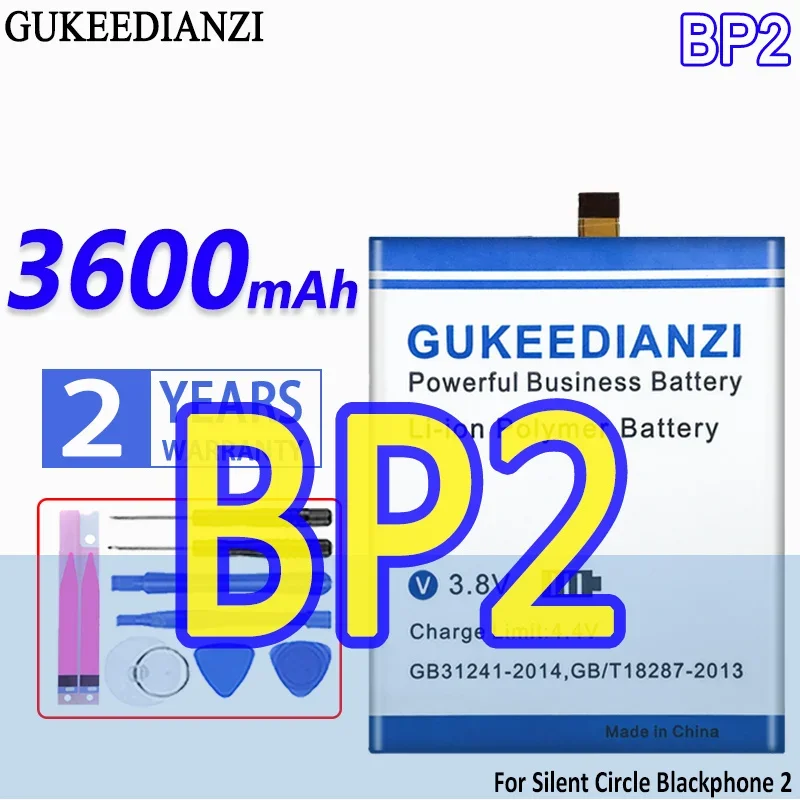 

High Capacity GUKEEDIANZI Battery BP2 3600mAh For Silent Circle Blackphone 2 Blackphone2