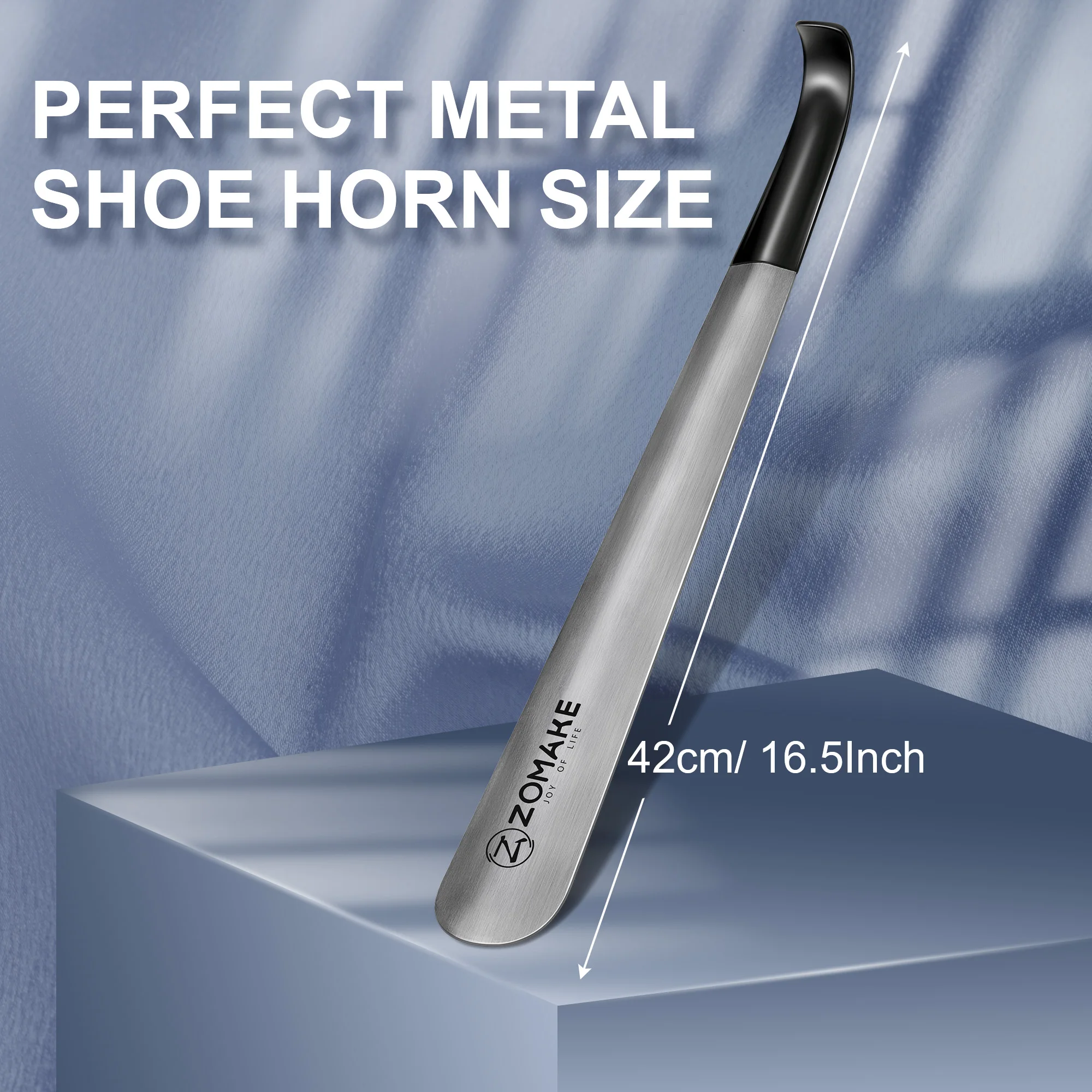 Metal Long Handle Shoe Horns 16.5\