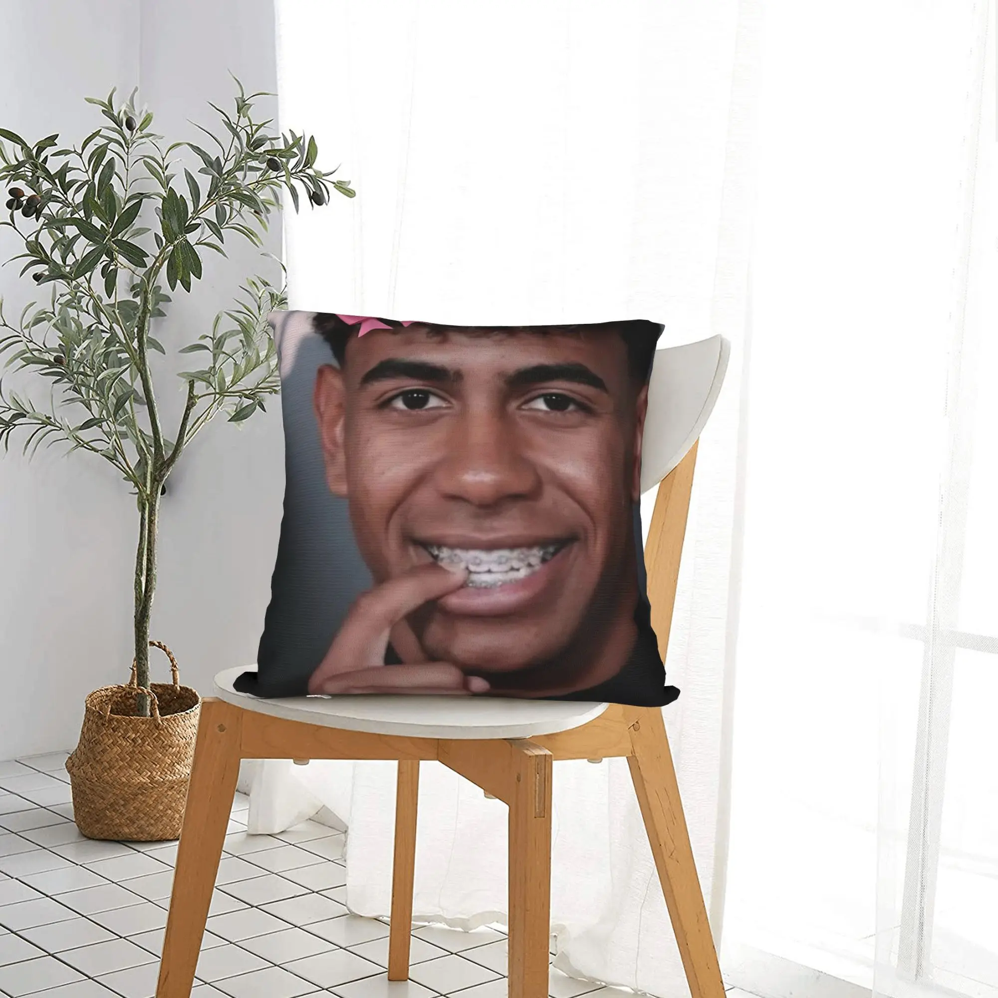 Lamine Y-Yamal Football Soccer Pillowcase Printing Cushion Cover Gift  Pillow Case Cover Home Square