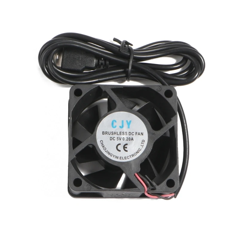 Ventilador refrigeración sin escobillas USB 60mm, Mini ventilador silencioso para ordenador 5V 6010 6015 6020 6025,