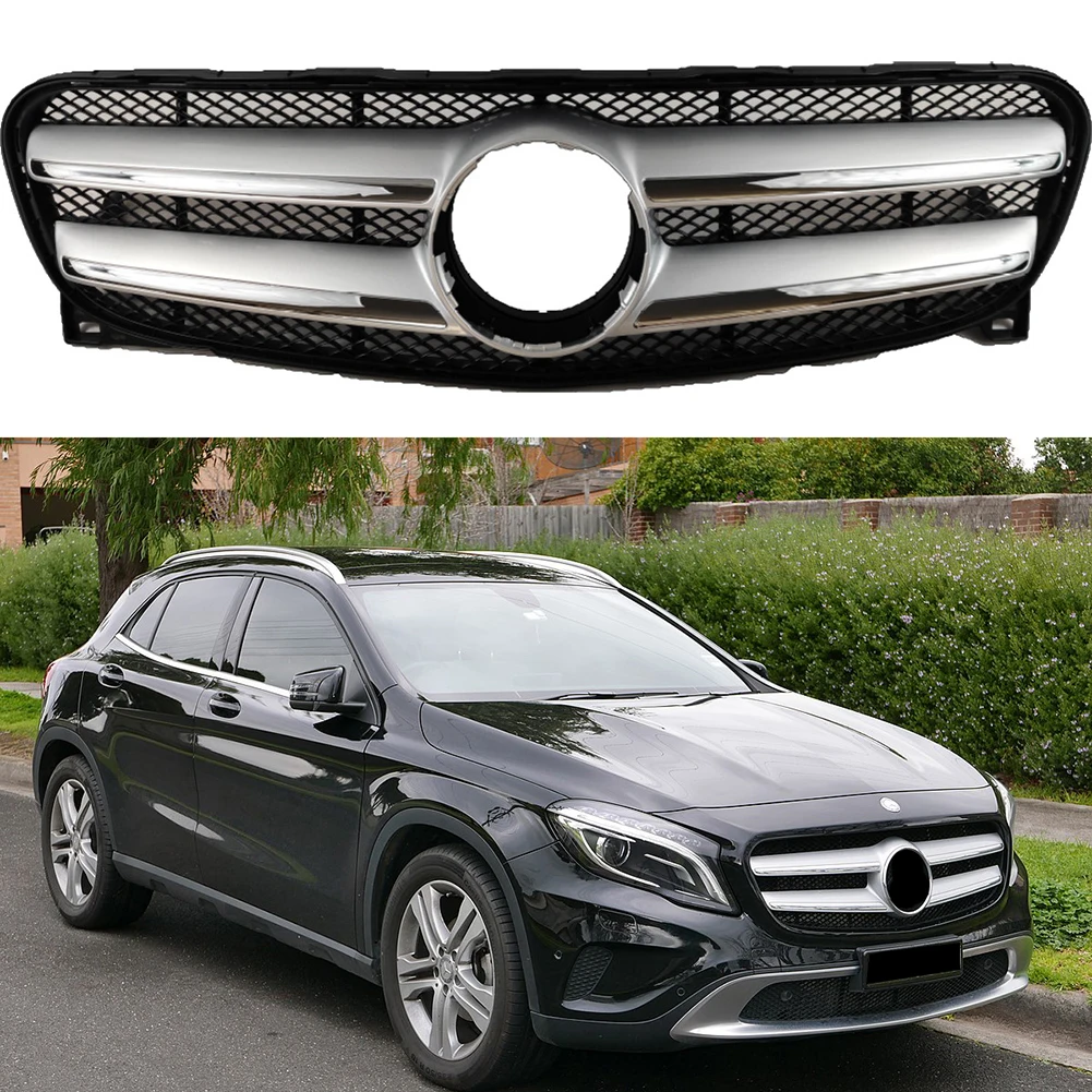 

Front Bumper Mesh Grill Bar Vent Upper Cover OEM For Mercedes-Benz X156 GLA180 GLA200 GLA220 GLA250 2014-2016