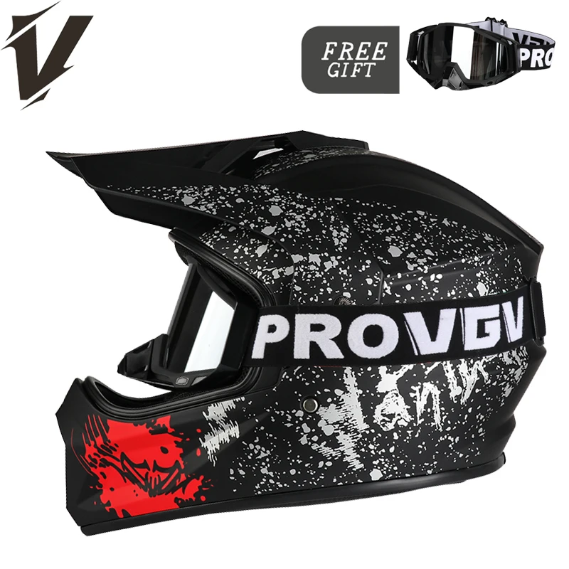 

Motorcycle Off-Road Full Face Helmet for Men and Women, All-Season Universal Motorcycle Cruise Safety Helmet