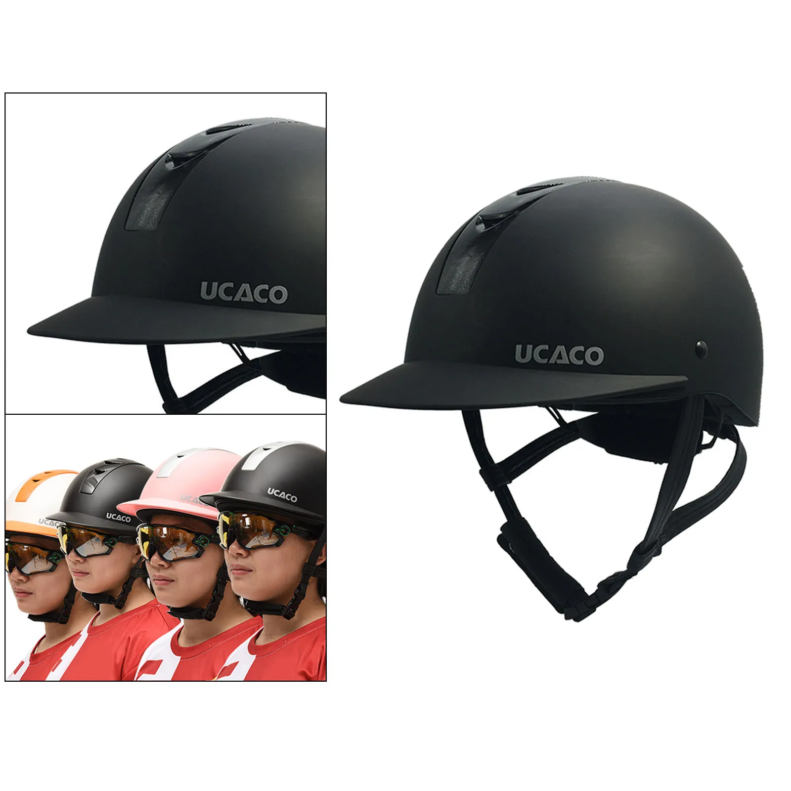 Kids Horseback Riding Equestrian Helmet Adjustable Schooling Hat Protector Equestrian Protective Gear for Unise Kids Men Women