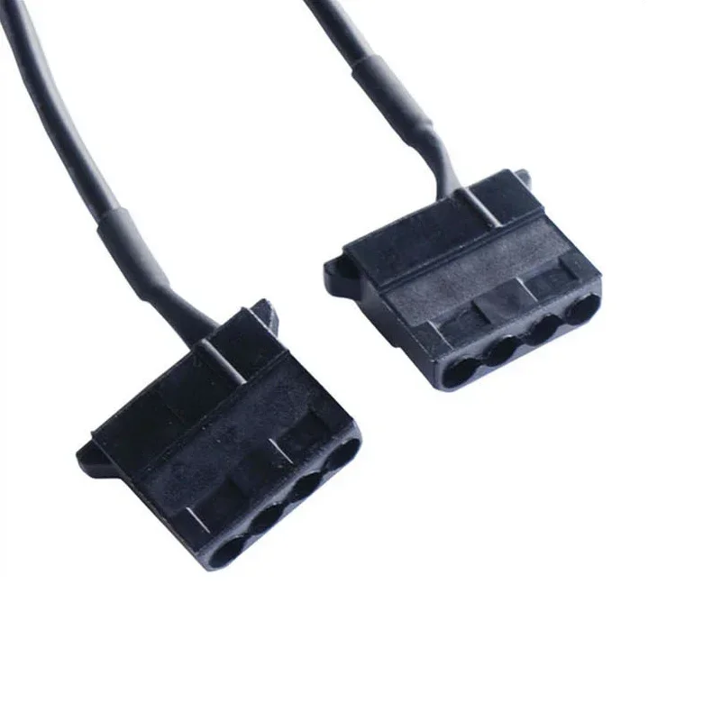 Usb Mannelijke Naar Dubbele 4pin Molex Ventilator Adapter Kabel Met Schakelaar Y Splitter Voedingsdraad Voor Computer Chassis Desktop Pc Behuizing Koeling