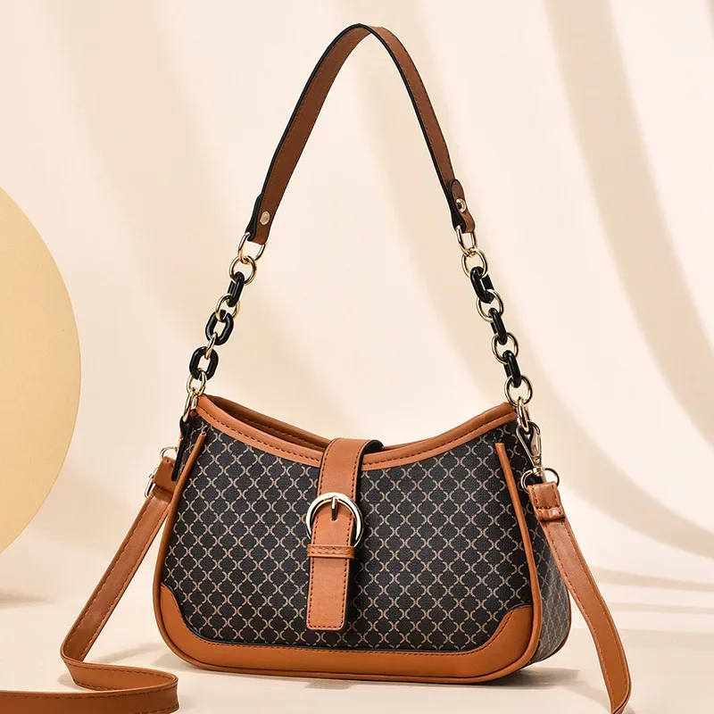 Women's bag simple small square bag 2022 autumn and winter new foreign-style texture small bag fashionable middle-aged mother me