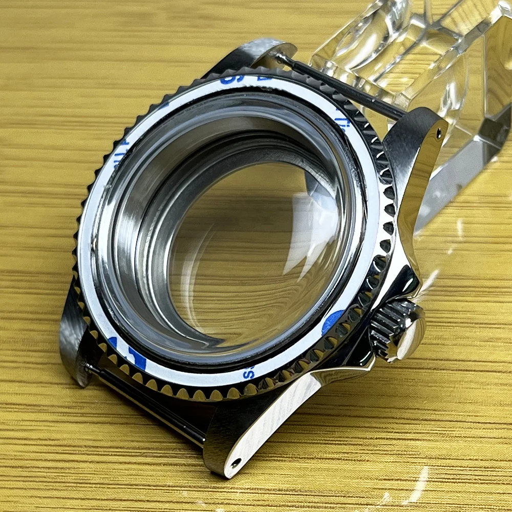 39.5mm vintage convex lens glass case, stainless steel case, suitable for NH35, NH36, NH34,8215, Seagull ST1612 movements
