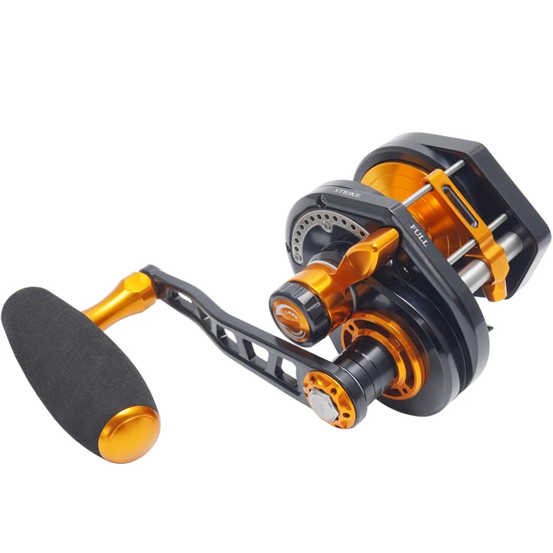 Imagem -06 - Líderes-automática Pesca Carretel Água Salgada Tambor Roda Jigging Lento Reel Organizar Linhas Rádio 6.3:1 25kg 15bb