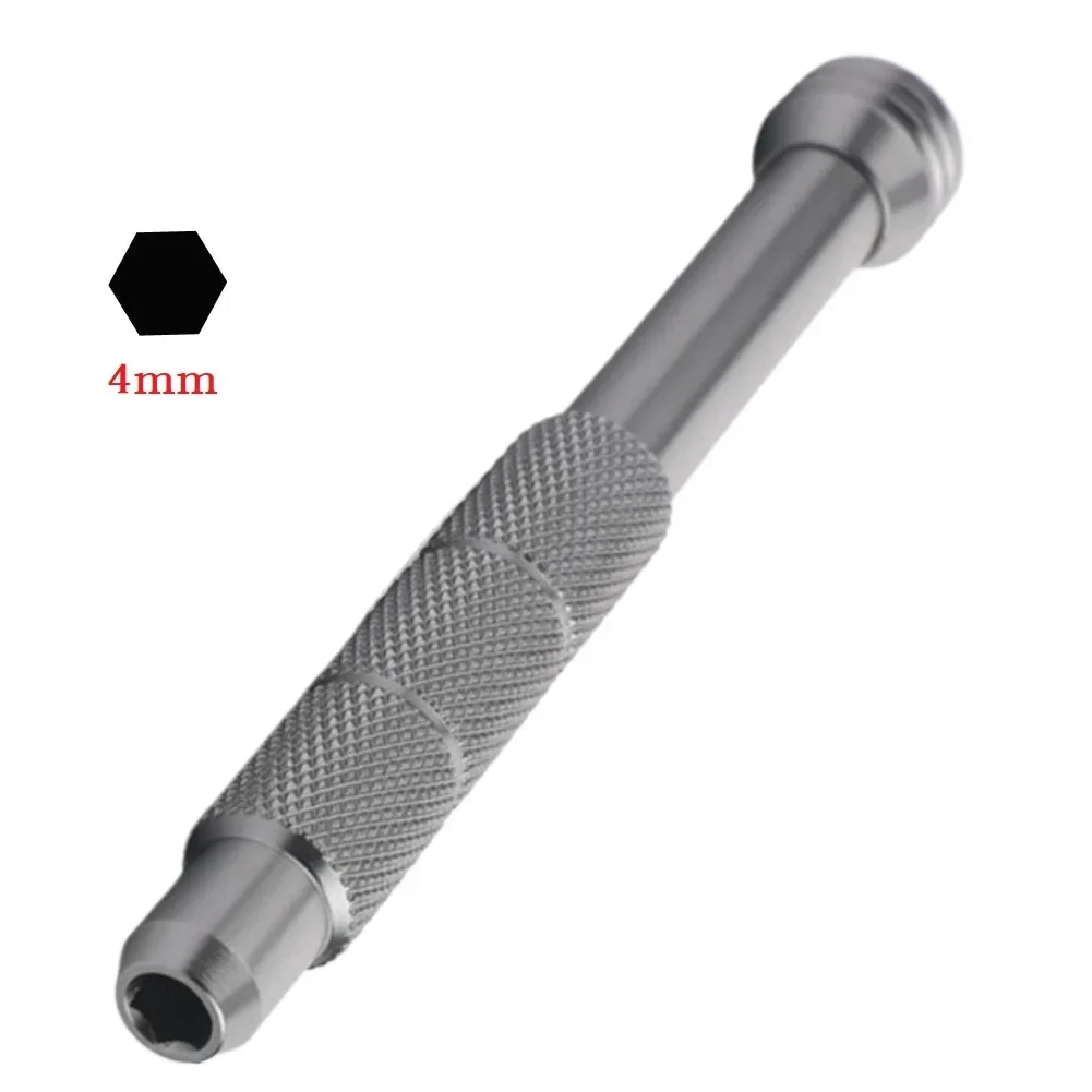 Magnetic Screwdriver Handle Precision Screw Driver Holder Handle For 4mm Hex Bits Aluminum Alloy Phone Repair Hand Tools