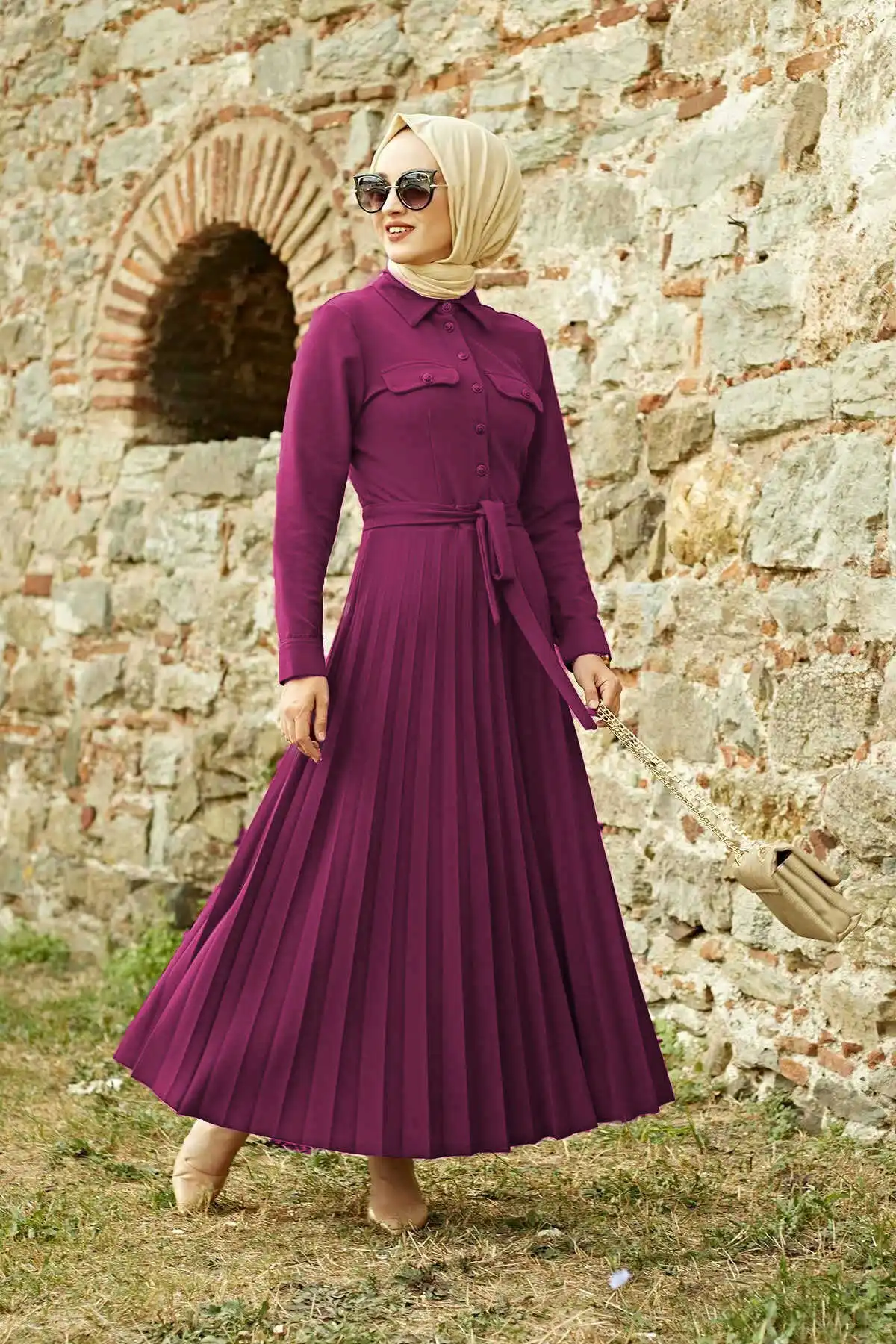 Women's Dress dresses for women kaftan abaya women long Muslim dress Muslim women hijab abayas evening Kemerli