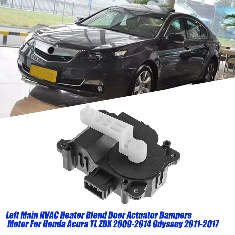 Left Main HVAC Heater Blend Door Actuator 79160-TK4-A41 604-875 For Honda Acura TL ZDX 09-14 Odyssey 11-17 Dampers Motor