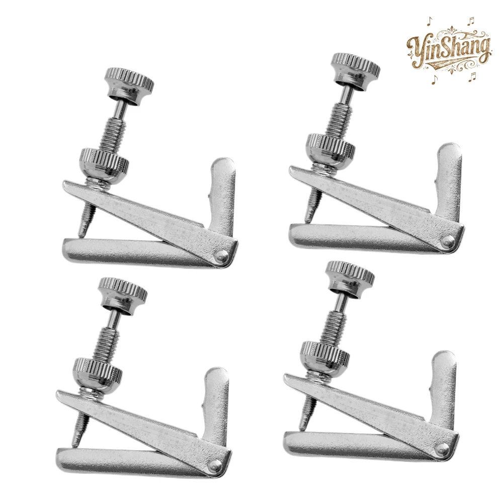 

20 Pcs Cello Fine Tuner Silver Cello String Adjuster Full Size
