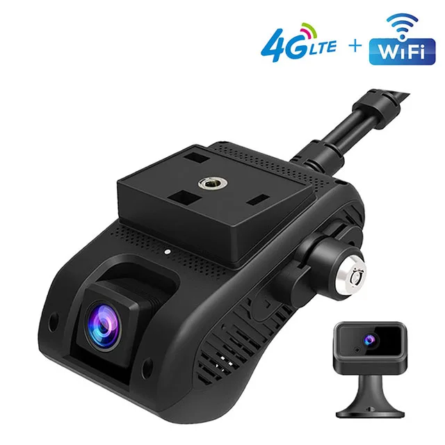 Jimi JC400 concox AI Live streaming video 4G sim card gps tracker wifi hotspot AiVision dashcam division camera car dash cam