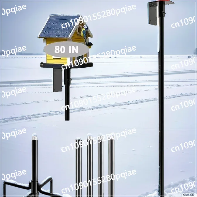 Source Factory Spot Wholesale Handicrafts Metal Wrought Iron Outdoor Bird House Bird Feeder Support