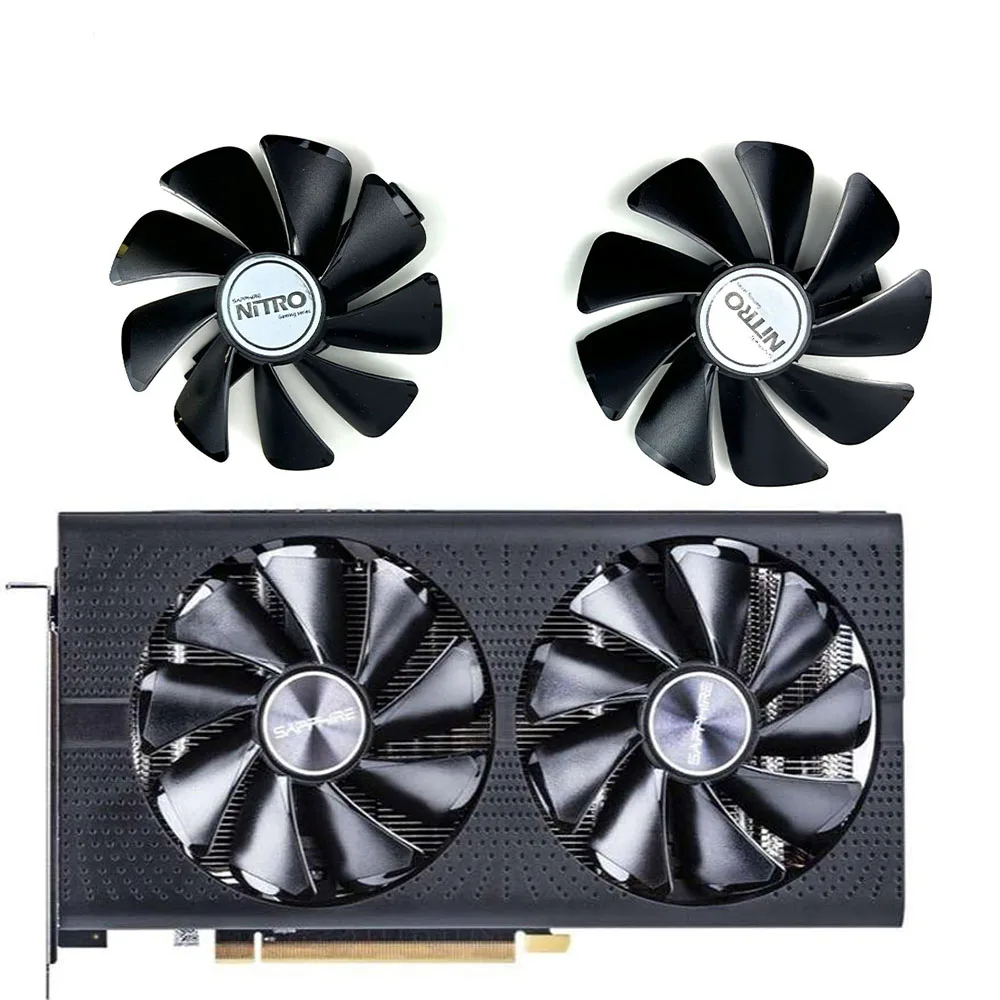 Sapphire 95MM CF1015H12D DC 12V 0.42A for Sapphire Radeon RX 470 480 580 570 RX580 RX480 Graphics Card Fan RX580 570 GPU Cooler