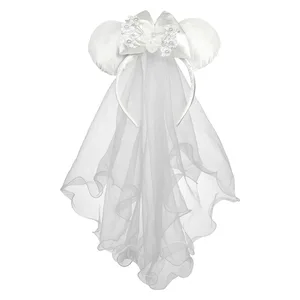 Mickey Mouse Ohrhaarband für Mädchen, Kinder, Pailletten Dot BOWS, Prinzessin Spielzeug, Geburtstag, Halloween -Party, Cosplay, Haarzubehör, schön 12 Hauptverkäufe von Mickey Fantasy - №1