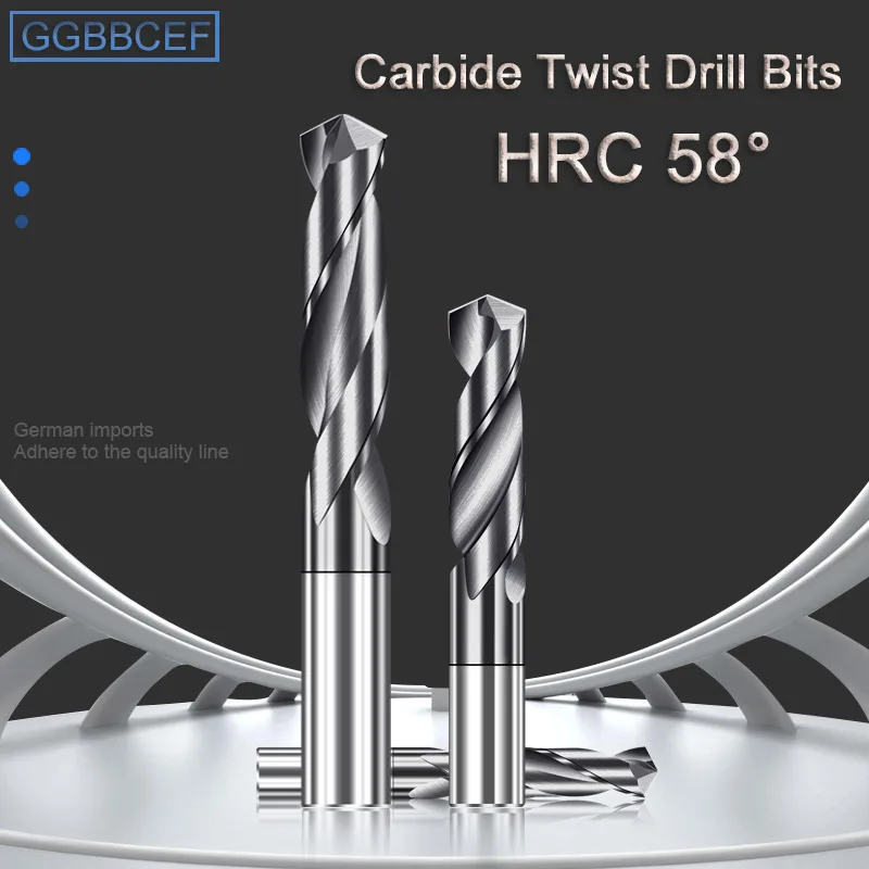 Carbide Drill Bits Hard Metal Drills Tungsten Steel Twist Drill Bit For Metalworking CNC Milling Cutter Drilling Tools 1mm-20mm