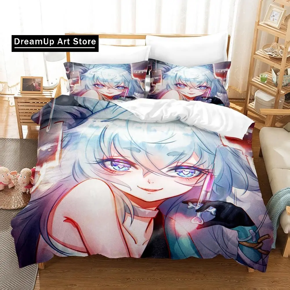 New Game Girls' Frontline: Neural Cloud Bedding Set Single Twin Full Queen King Size Bed Set Adult Kid Bedroom Duvet cover Sets