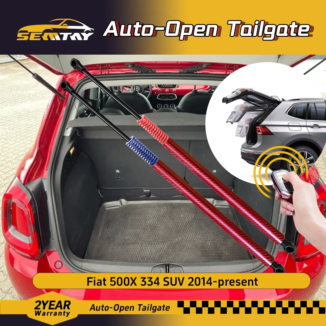 SEMTAY Automatic Lifting Trunk Struts with Spring for Fiat 500X 334 SUV 2014-present Rear Tailgate Boot Lift Supports