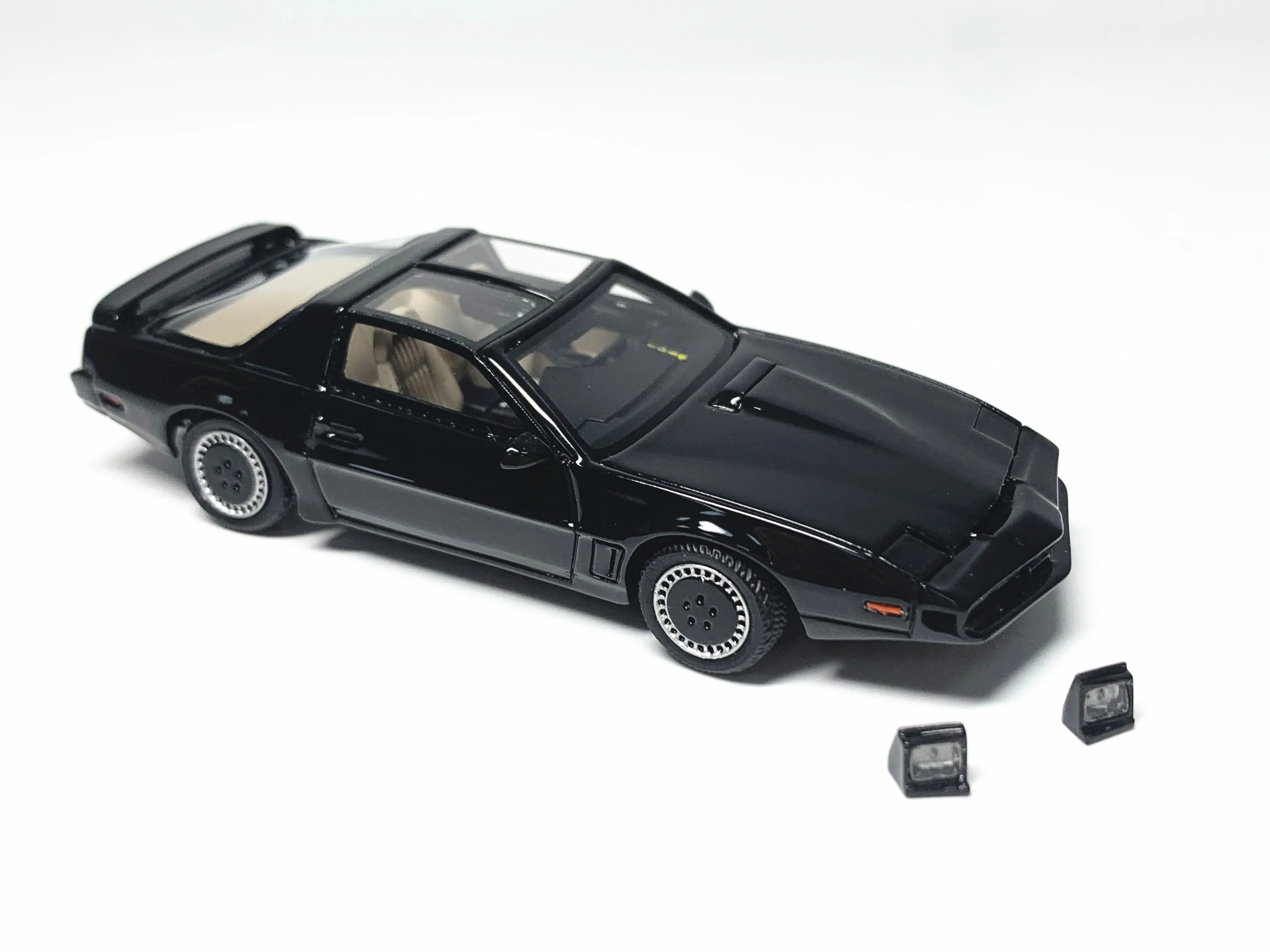 TNT Model  1:64 Pontiac Firebird Knight Rider KITT Resin Model Car