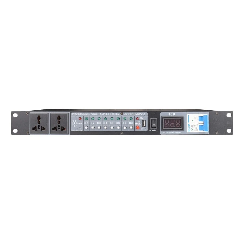 

Power Sequencer Home KTV Performance Conference Cabinet Power Socket Manager Controller