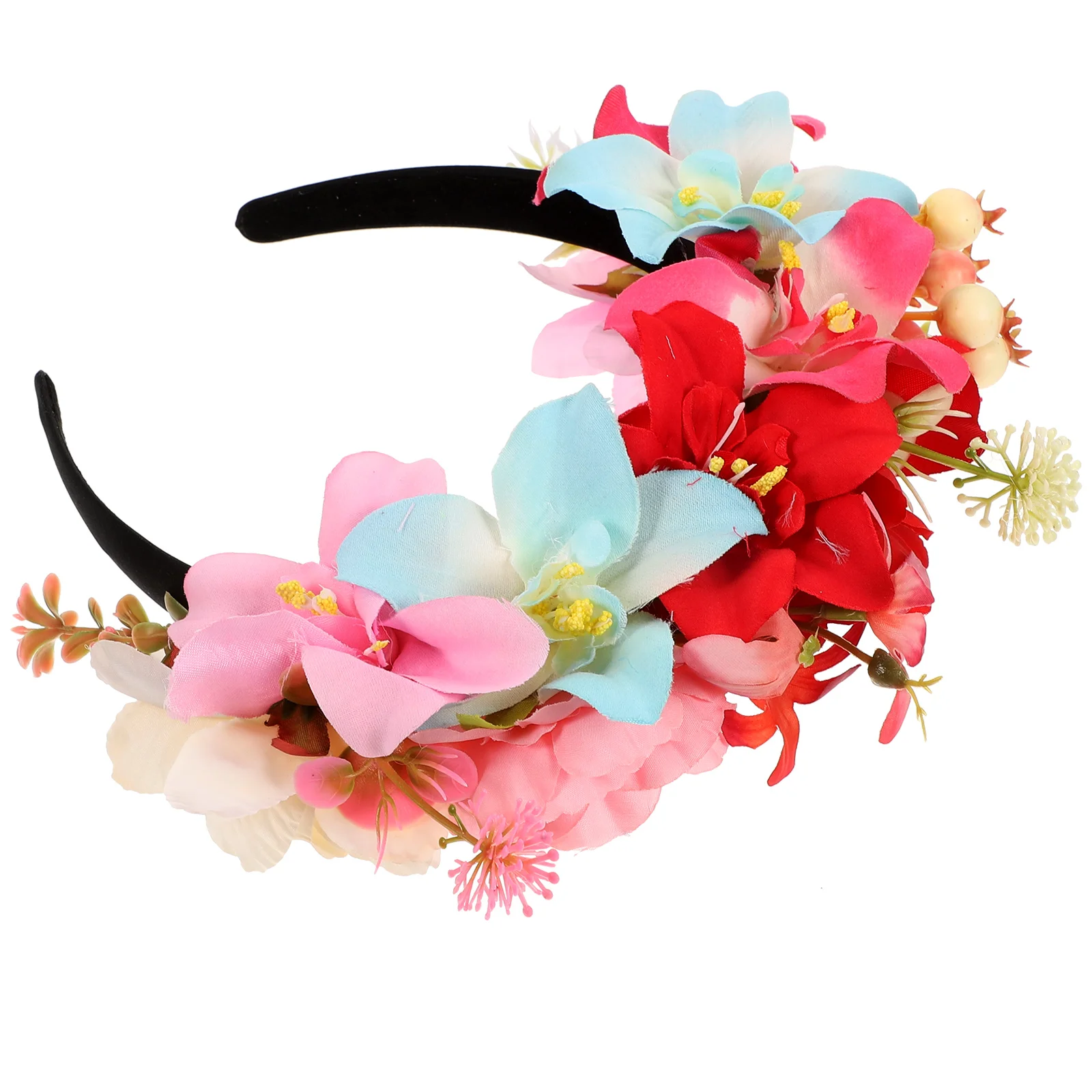 

Artificial Flower Headband Wedding Party Bridal Bridesmaid Accessories Floral Crown Hair Wreath Comfortable Quality Material