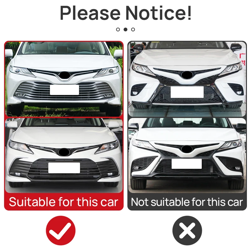 For Toyota Camry LE XLE Hybrid 2018-2021 2022 2023 Car Rear Bumper Trim Strip Cover Decoration Exterior Modification Accessories