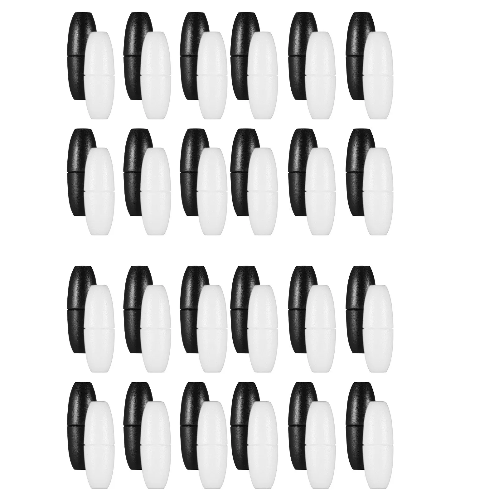 

80Pcs Jewelry Making Connectors Plastic Breakaway Safety Clasp Reliable Bracelet Necklace Closure Beadworking Connector