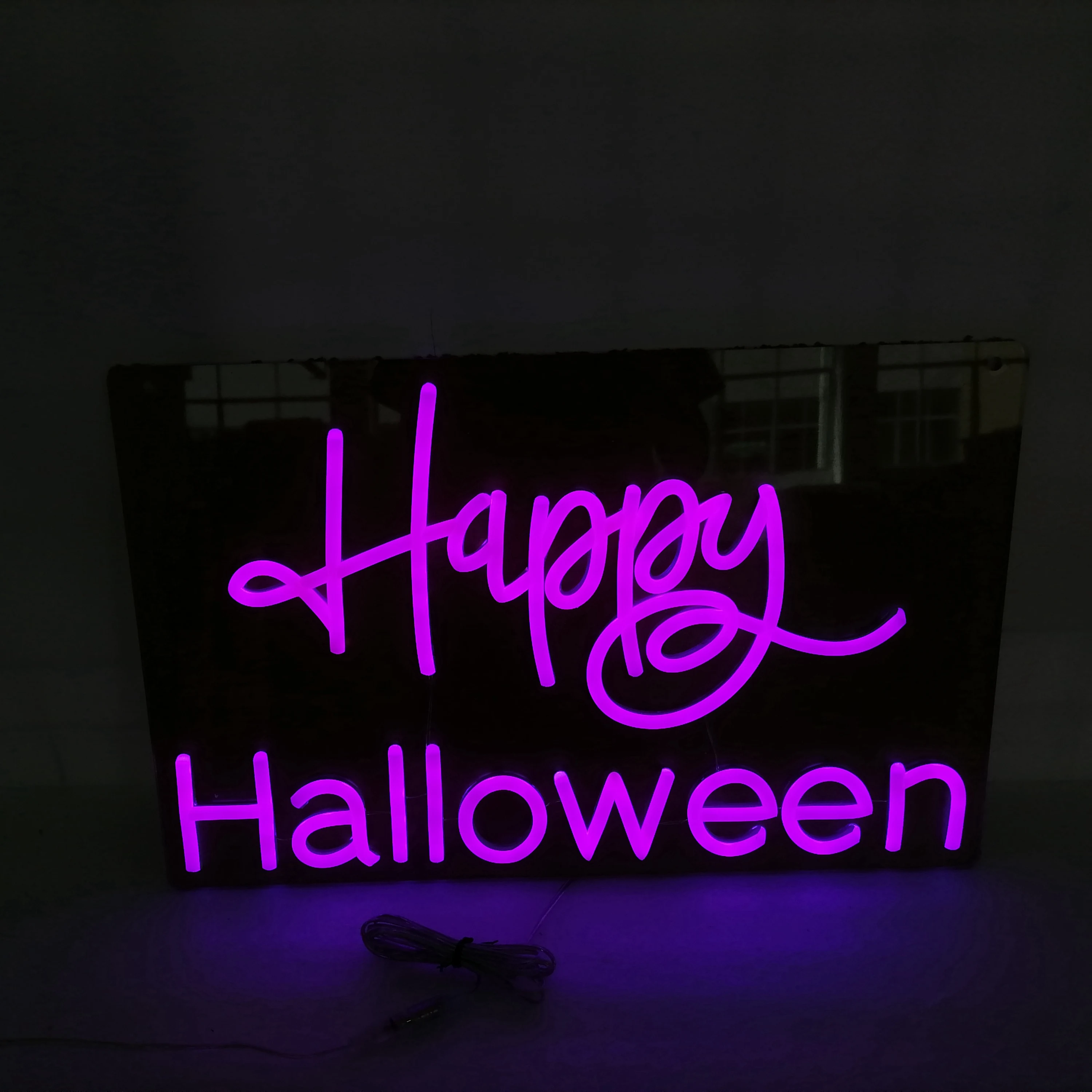 Happy  Halloween Neon Sign Custom Wall Party Decoration DIY Led Neon Letters Birthday Decor Customized Neon Name