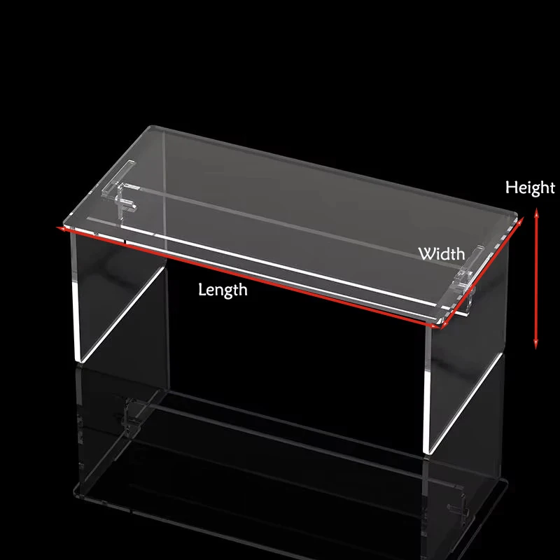 Assembly Desktop Acrylic Display Stand For Funko Figures Toys Model,Heightened Storage Shelf,Refrigerator Cabinet Layered Holder