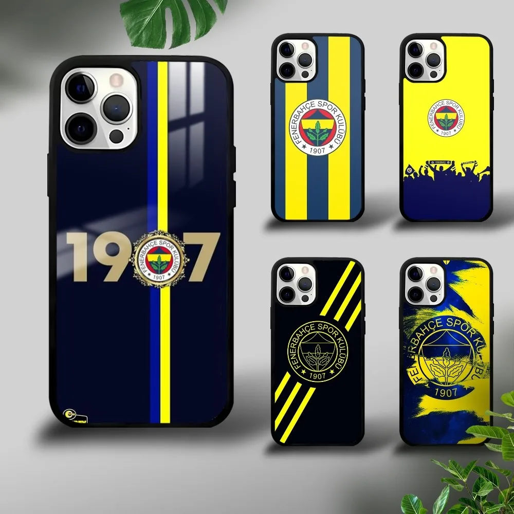 T-Turkey Fenerbahce-E Phone Case For iPhone16 15 14 13 12 11 Pro Max Plus Mini Luxury Mirror Hard Funda