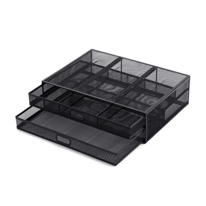 metal-mesh-computer-monitor-stand-monitor-stand-with-storage-drawers-for-office