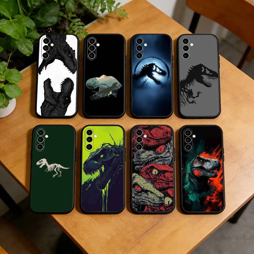 J-Jurassic D-Dinosaur World  Phone Case For Samsung Galaxy A73,A72,A71,A70,A53,A52,A51,Others Soft Black Cover