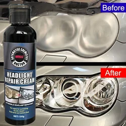 5.07oz Car Headlight Restoration Fluid Automotive Headlight Oxidation Yellowing Scratches Blurring Enhancement Crystal Plating C