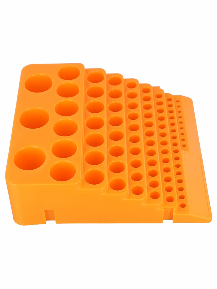 For Milling Cutter Tool Storage Box Storage Box Yellow 84 Holes Polypropylene Super Bearing Capacity Thickened