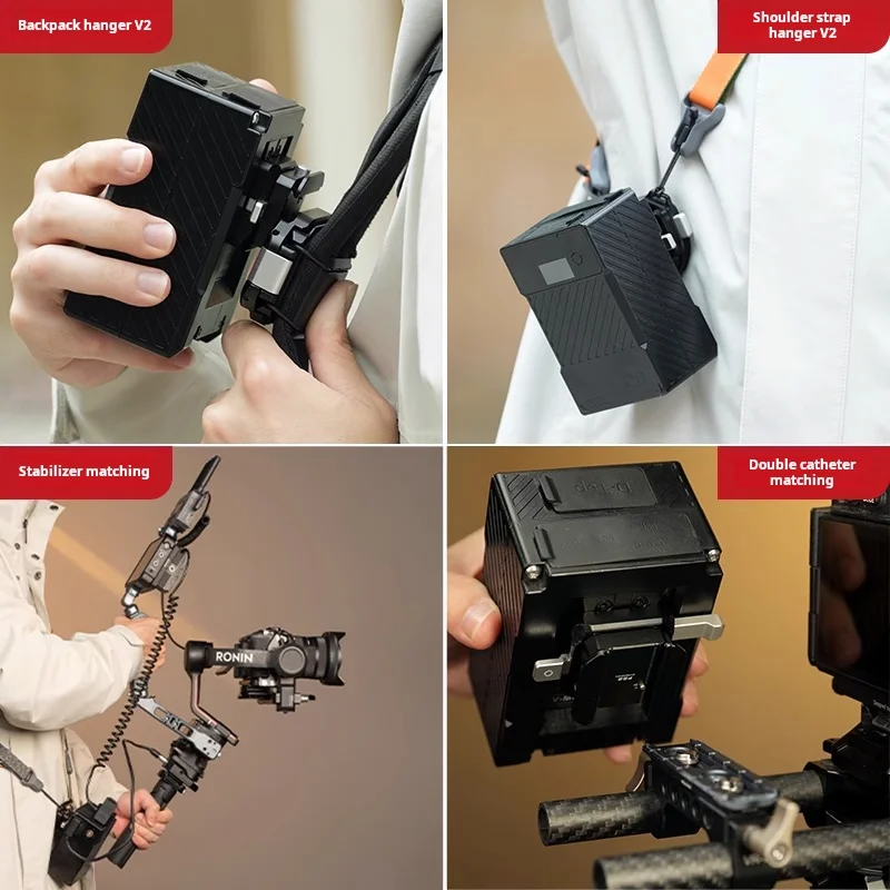 Falcam F22 クイックリリース V マウントバッテリープレート回転可能 360 度 F38 V2 ショルダーストラップと互換性あり、ユニバーサルアクセサリー