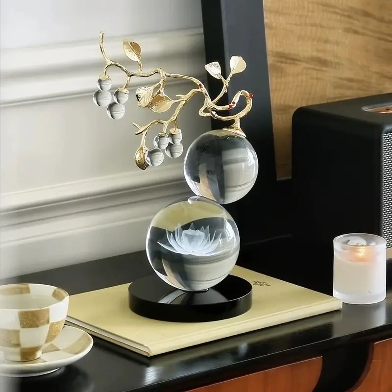 

Хрустальные украшения в форме тыквы: элитные декоративные элементы для гостиной, тумб под ТВ, настольные украшения, аксессуары, художественные скульптуры, подарки