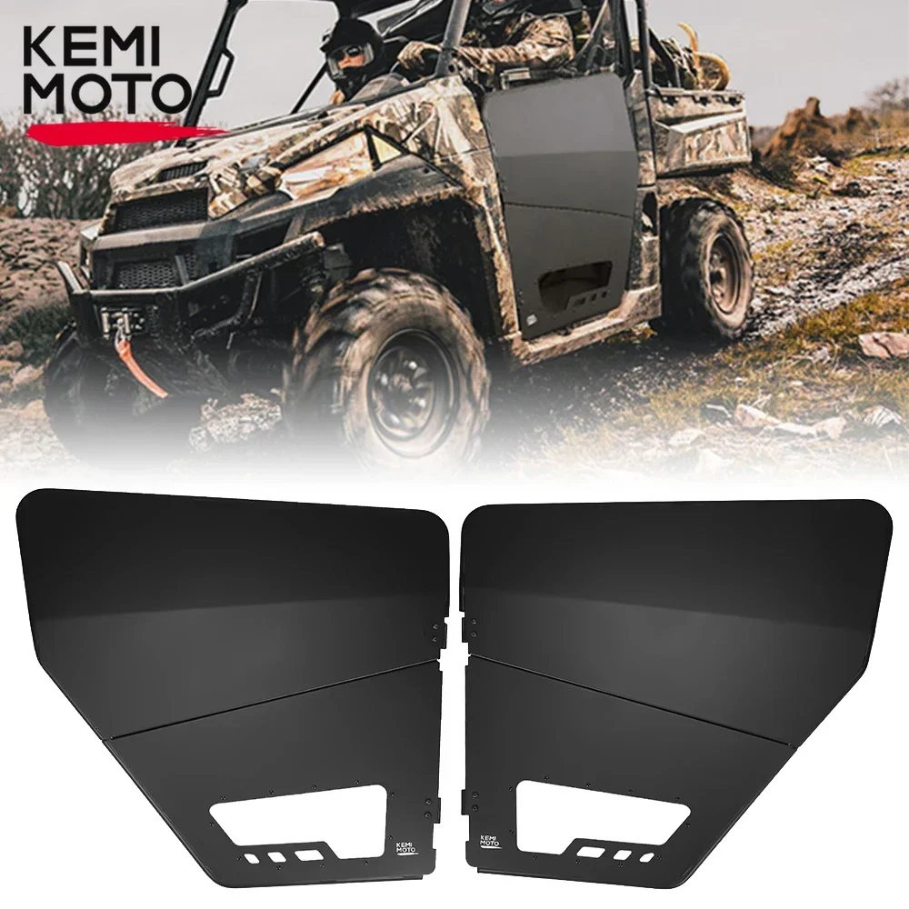 

UTV Ranger XP Aluminum Half Door Compatible with Polaris Ranger XP 1000 2018-2025 Doors with Transparent Thickened PC Window
