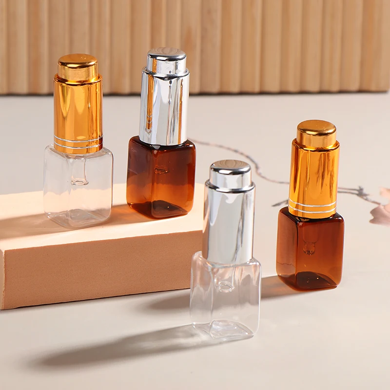 10ml Refillable Glass Dropper Bottle Essential Oils And Perfumes Empty Cosmetic Bottles Press Type Simple Style