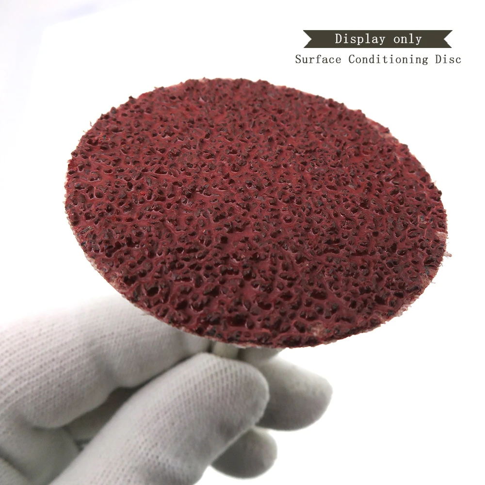 Twist-Lock Surface Conditioning Kit Sanding Disc with 6mm Shank Holder Wool Polishing For Quick Change Rust Removal Rotary Tools