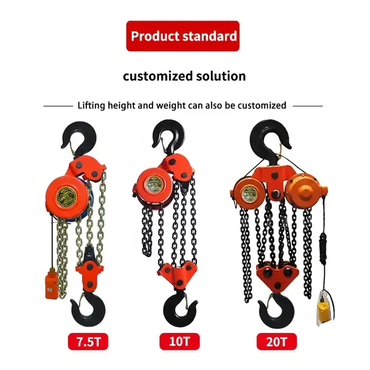 1 Ton Lifting Electric Chain Hoist 3Phase 380V Pure Copper Control By Remote Electric Hoist