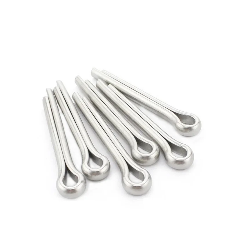 340PCS Stainless Steel Split Pin Assortment Kit M1.6M2.5M3.2M4 Tractor Open Elastic Clip For Car U Shape Type Cotter Pins GB91