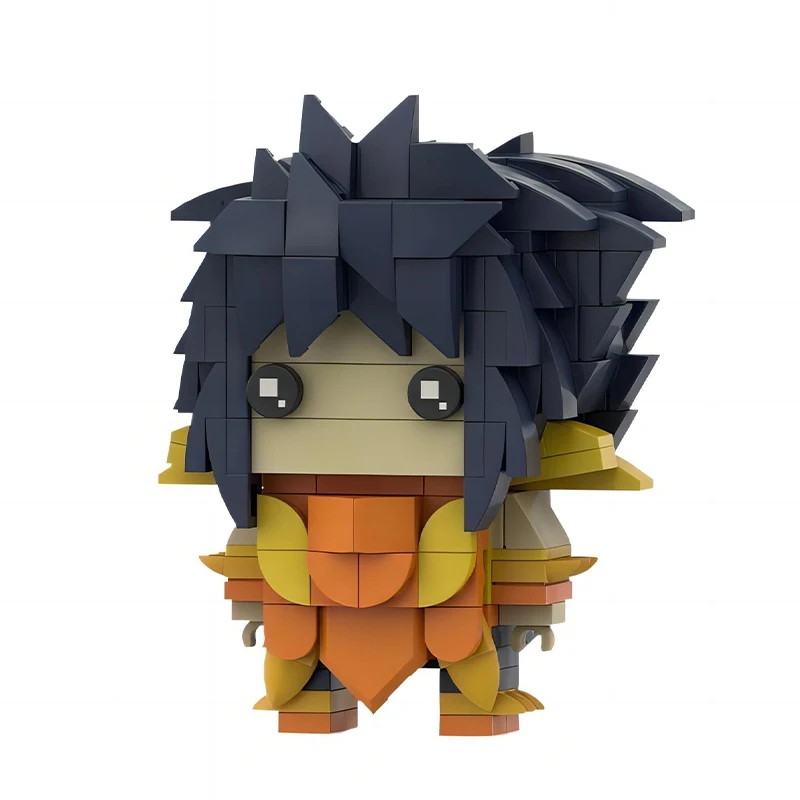 MOC-décennie s de construction Brickheadz de Saint-Seiyaed, anime japonais classique, assemblage de briques Rick Constellation, jouet cadeau de vacances