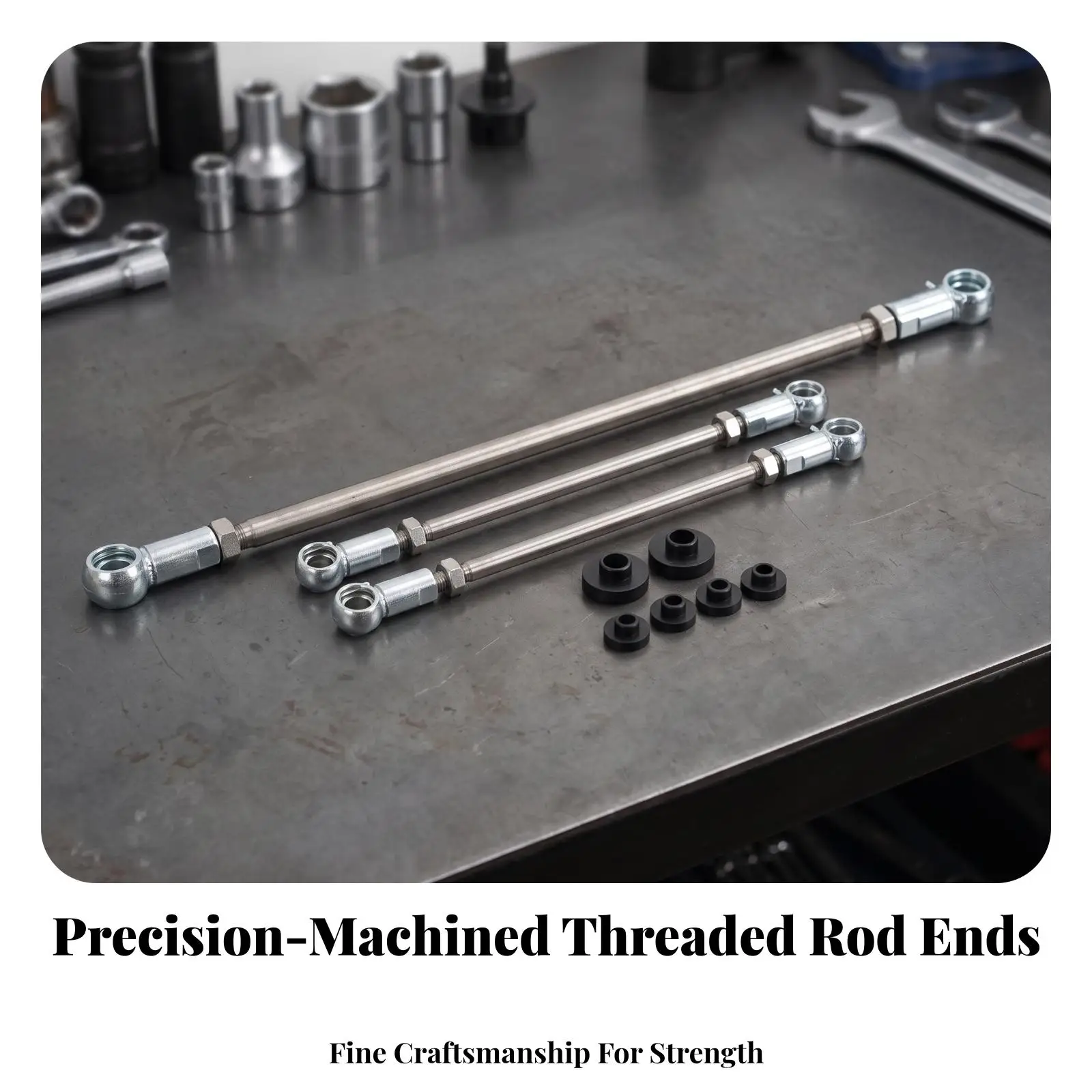 Replacement Gear Linkage Push Rod Kit | Metal Construction, with black sealing rings, Gear gear change Linkage Repair Kit, for